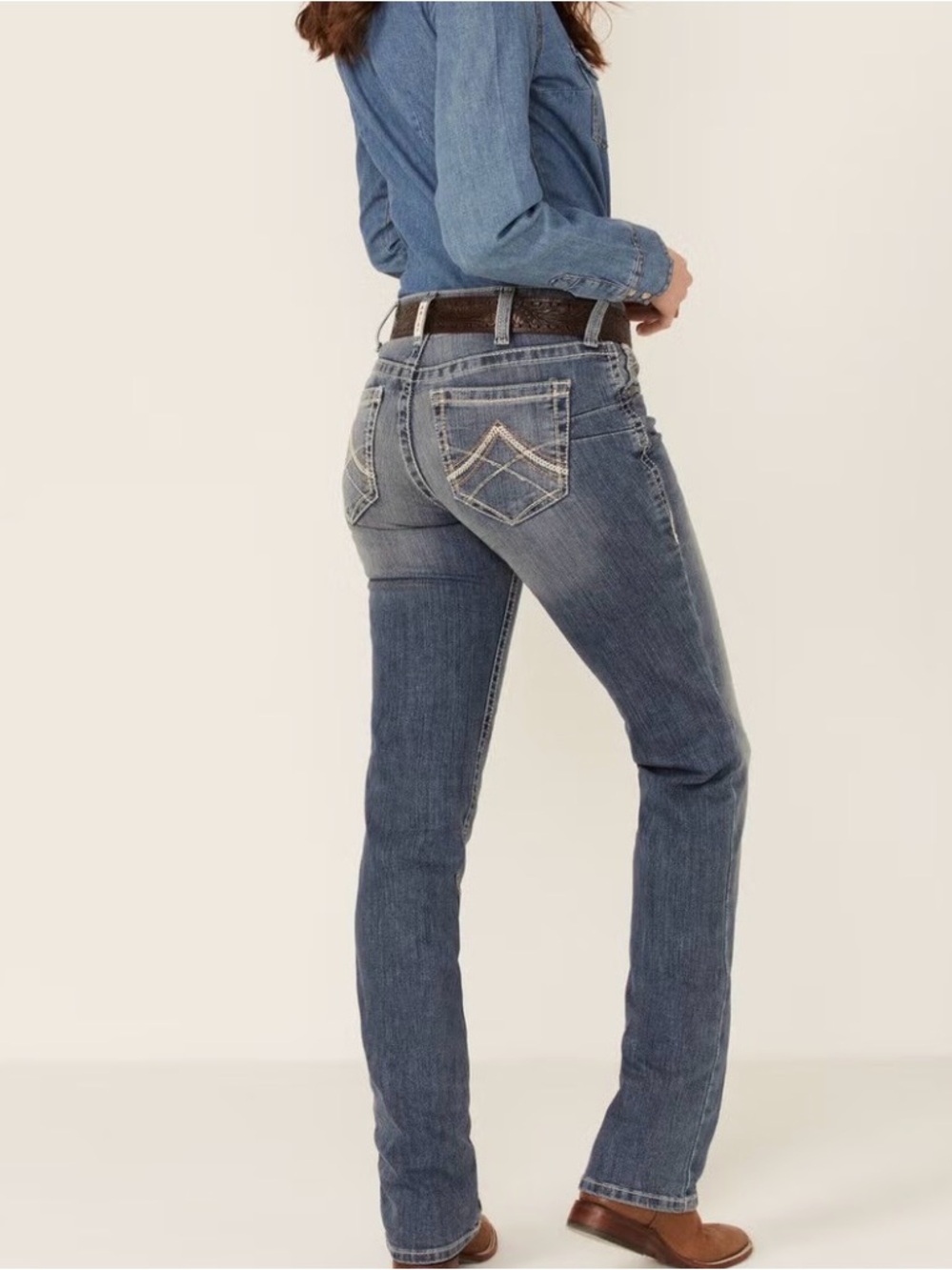 ARIAT Mid Rise Straight Icon Jeans